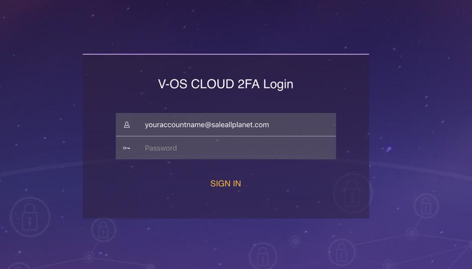 VCAG Login Page